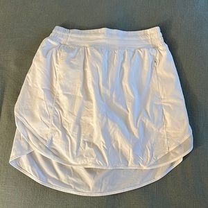 Hotty hot skirt in white *LONG*